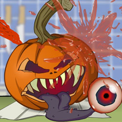  Прикольные игры - Virtual Pumpkin Carver  