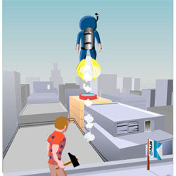  Прикольные игры - Sky Diver 