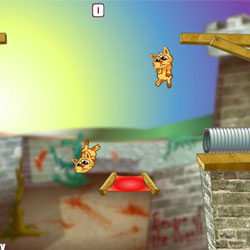  Flash-игры - Cat-Vac Catapult 